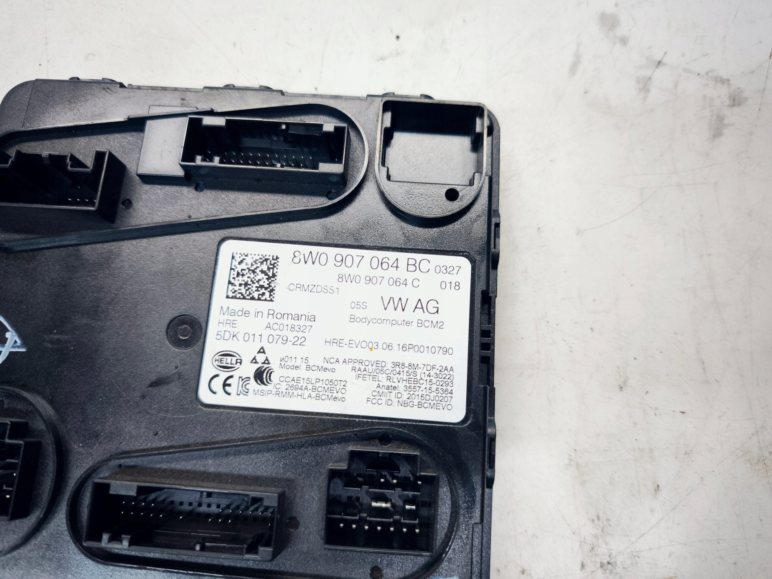 comfort control unit control unit AUDI A4 B9 A5 8W0907064BC 8W0907064C