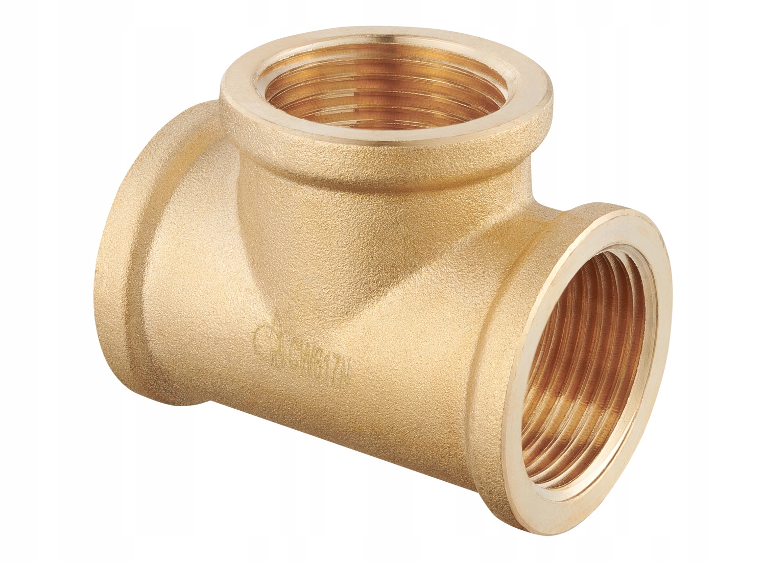 Trójnik Trojak mosiężny 3/4 cala DN20