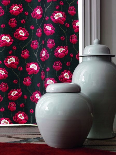 PIĘKNA TAPETA CZERWONE KWIATY GAŁĄZKI FLORYSTYCZNA CASADECO 14778128 Marka Casa DECO