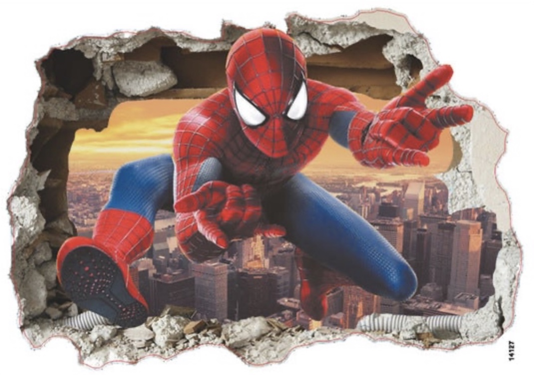 

Naklejki na ścianę szafkę Spiderman pająk tapeta