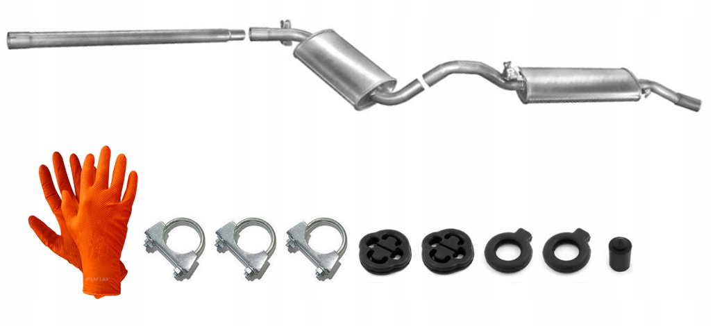 VW GOLF 2 II 1.1 1.3 (1985-1991) HATCHBACK UKŁAD WYDECHOWY