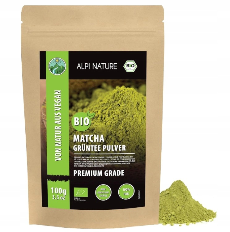 Matcha Čaj máča 100 g Bio Organic Moje Matcha balení XL