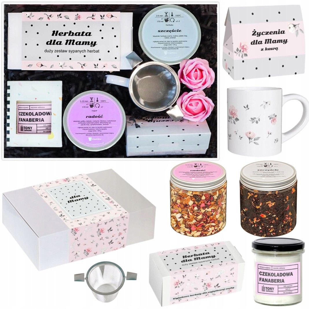 Zestaw Premium Dla Mamy Teściowej Na 40 50 60 70 Urodziny Imieniny Rocznicę