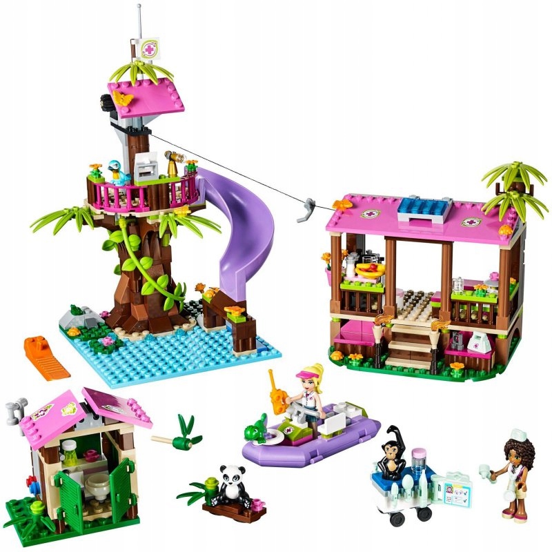 KLOCKI LEGO FRIENDS 41038 BAZA RATOWNICZA UNIKAT PANDA MALPKA Marka LEGO
