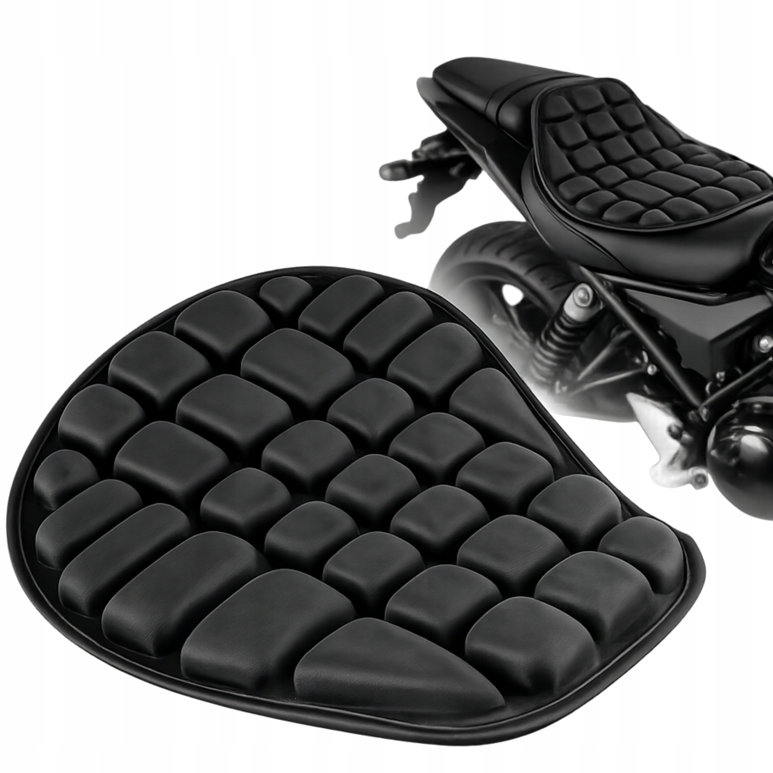 Nakładka Motocyklowa Poduszka Na Siedzenie Komfortowa Oddychająca 3D