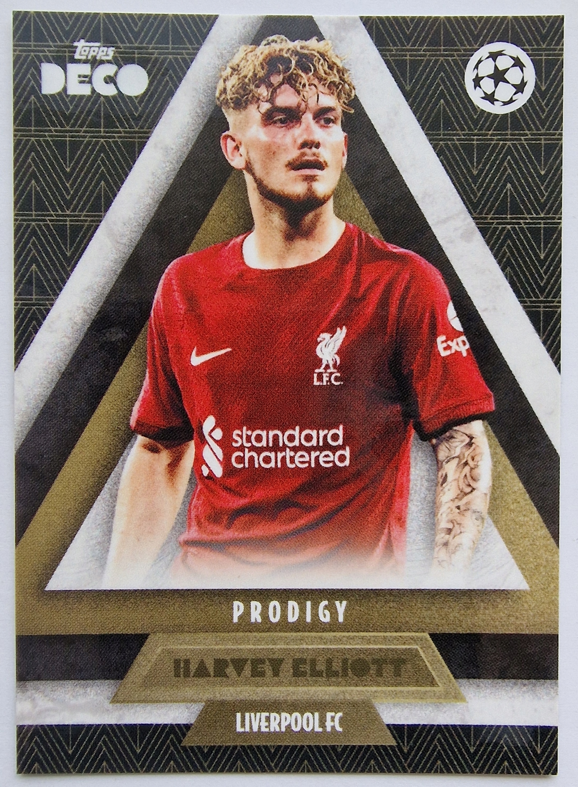 2023-24 Topps Deco Harrvey Elliott Liverpool /NU15