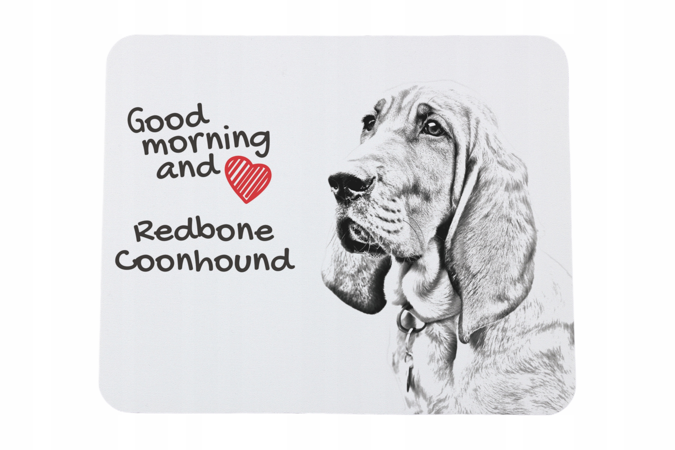 Redbone Coonhound podkładka pod myszkę z nadrukiem, personalizowana podkł