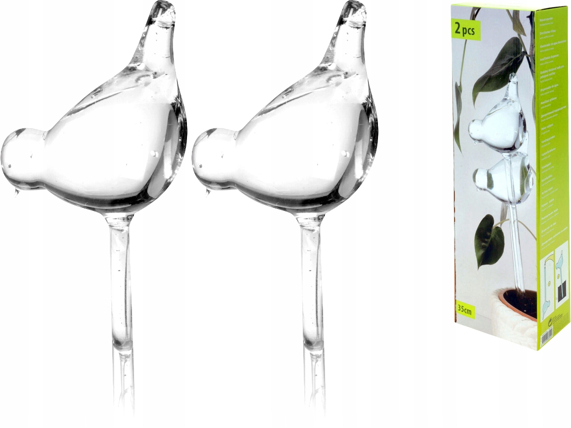 

Nawadniacz Dozownik wody do Kwiatów 2szt Szklany