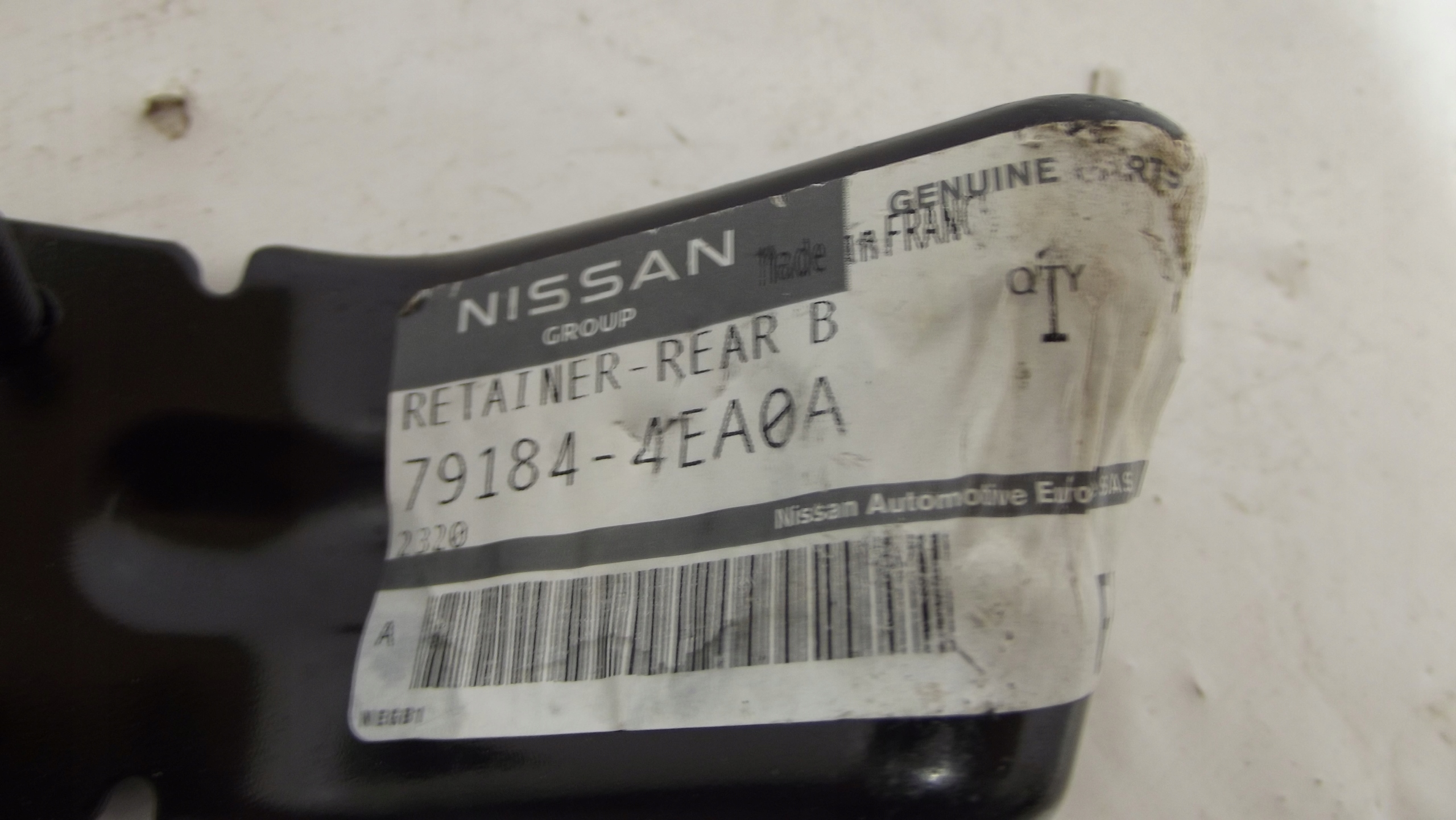 Nissan Qashqai II bumper bracket right rear part 791844EA04