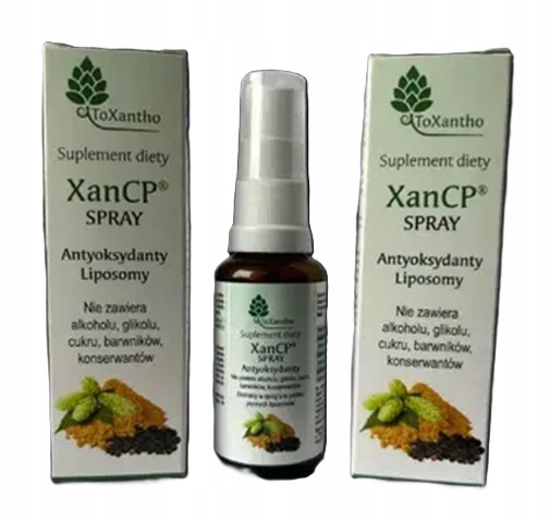 Suplement Diety XanCP Spray 30 ml Aksyokstydanty Liposomy.