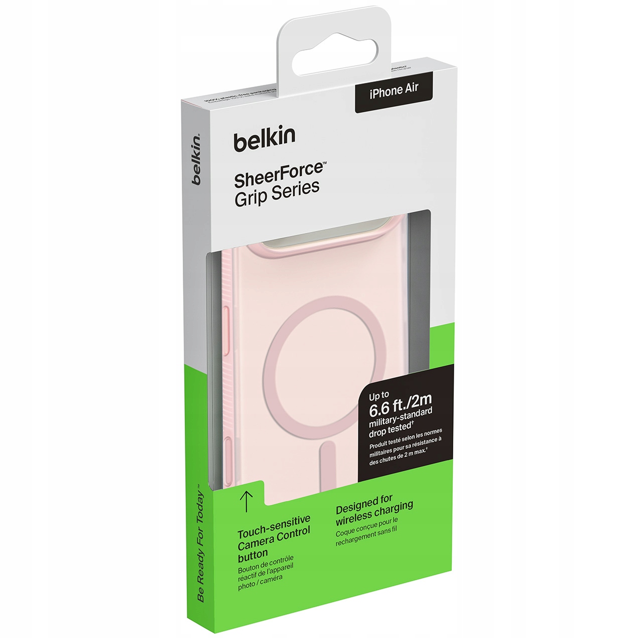Belkin magnetické ochranné pouzdro – iPhone Air – růžové