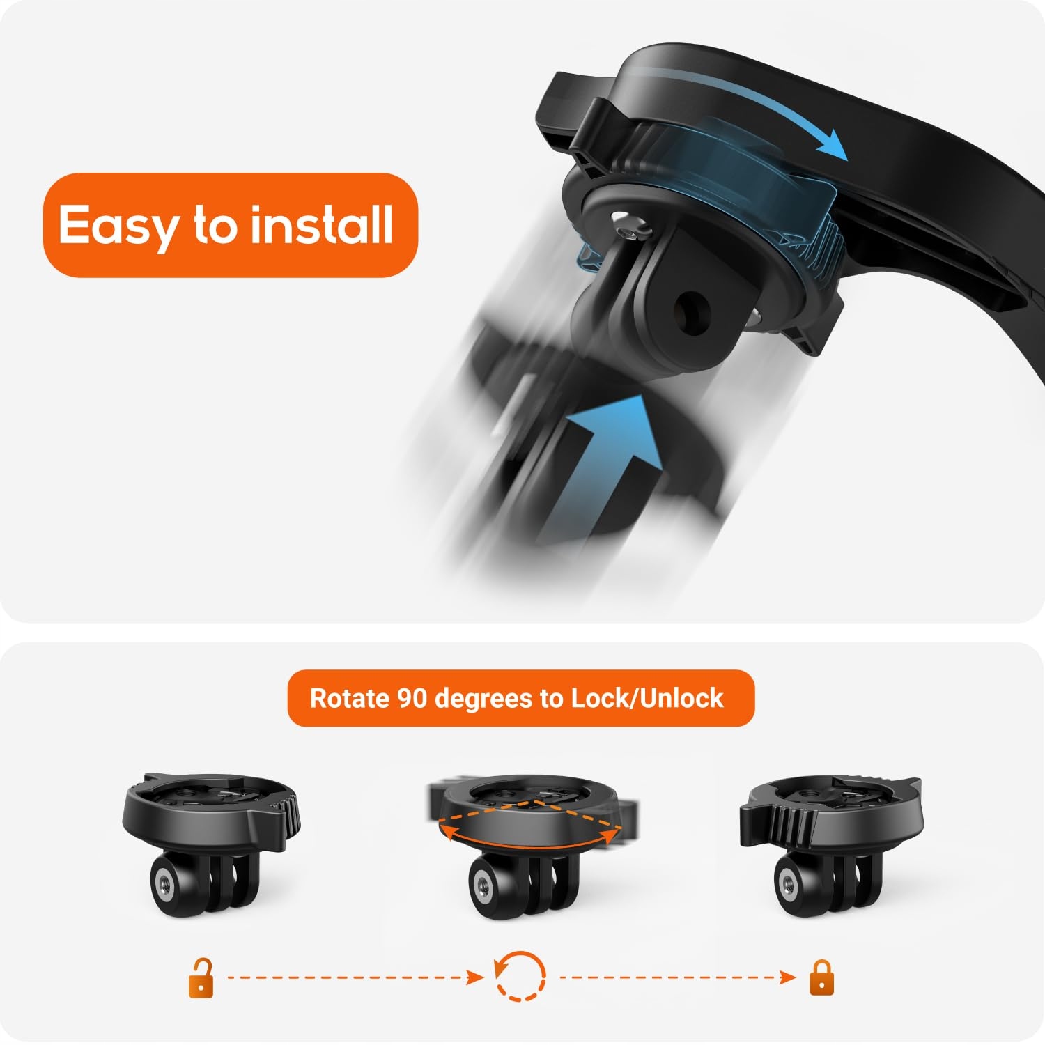 Adapter Mocowania Garmin Edge Varia UT800 Do GoPro Rowerowy TUSITA — miniatura 4