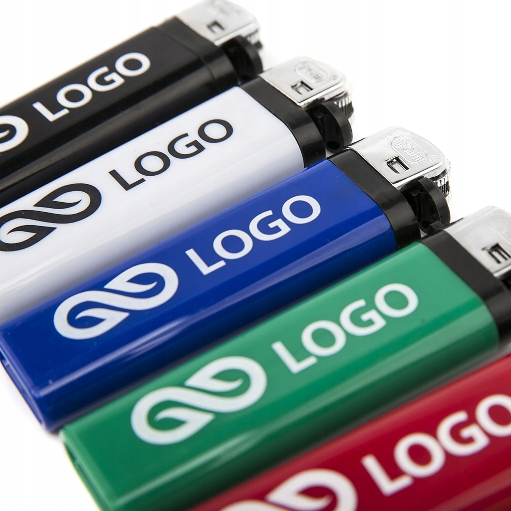 ZAPALNICZKI REKLAMOWE z nadrukiem Z LOGO zapalniczki BRONCO 100szt