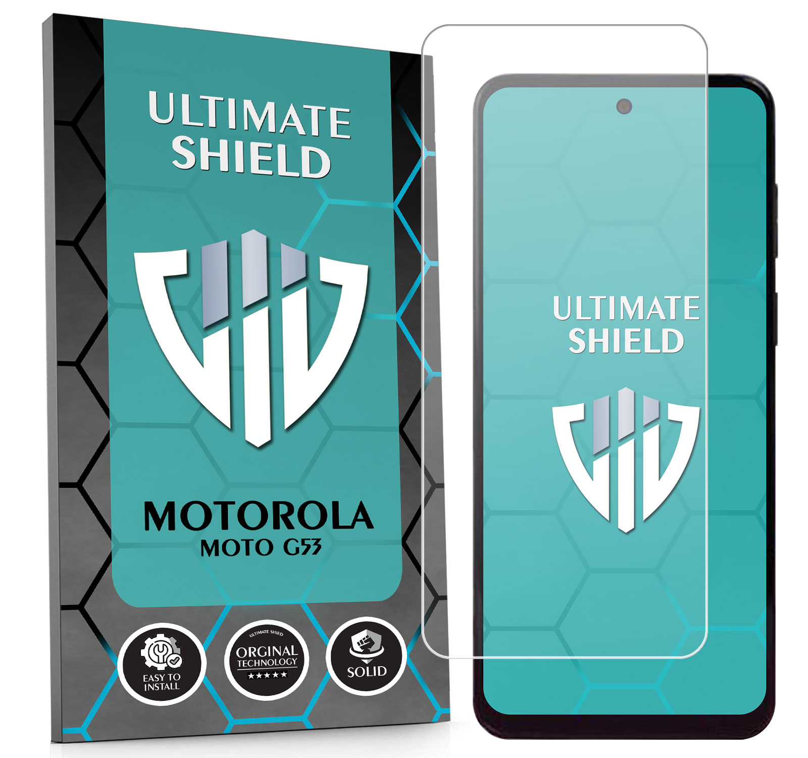 Sklo 3x Displej 7x Fotoaparát Rychlý Objektiv Pro Motorola Moto G53