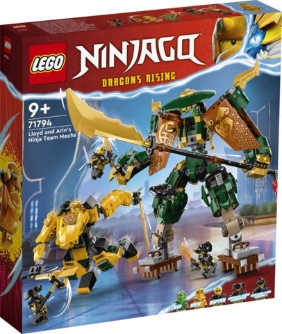 Lego – Ninjago – Tým Mechů Ninja Lloyda A Arina – 71794