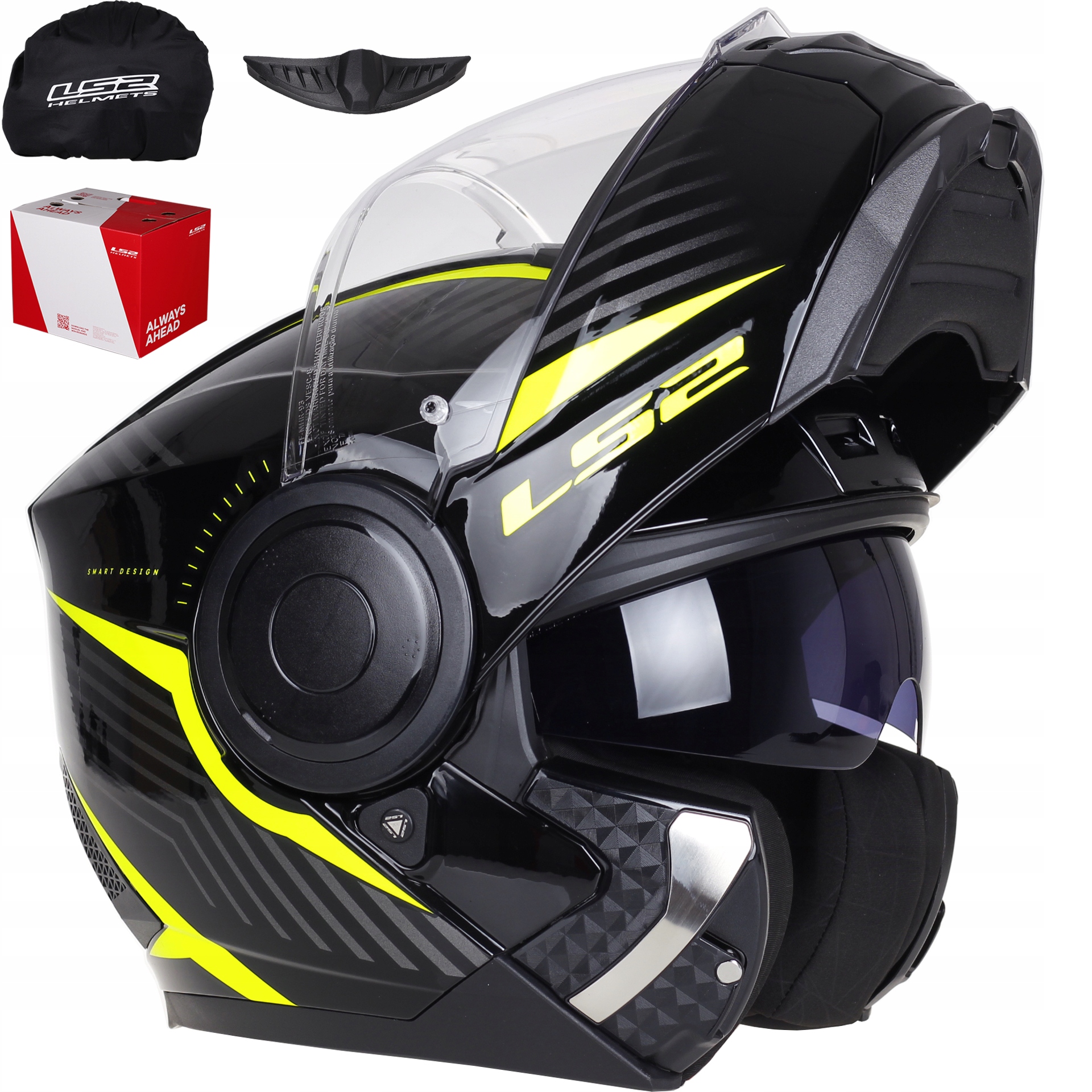 

Szczękowy Kask Motocyklowy LS2 FF902 Scope skid