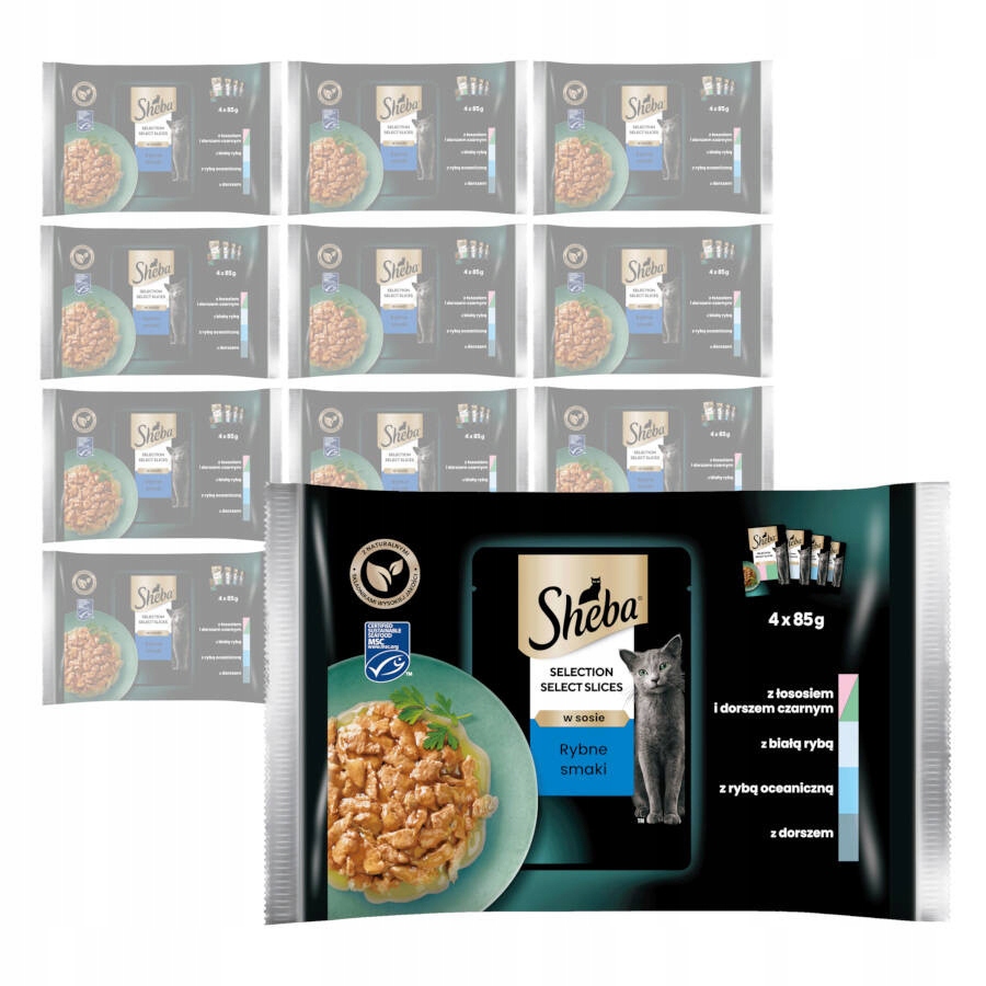 Levně Sheba Selection V Omáčce 13x 340g Krmivo Pro Kočky