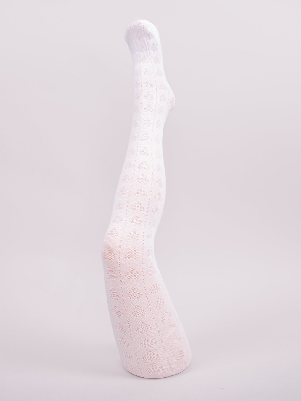 Rajstopy dziecięce ażurowe serca 40 DEN 128/134 Marka YOCLUB