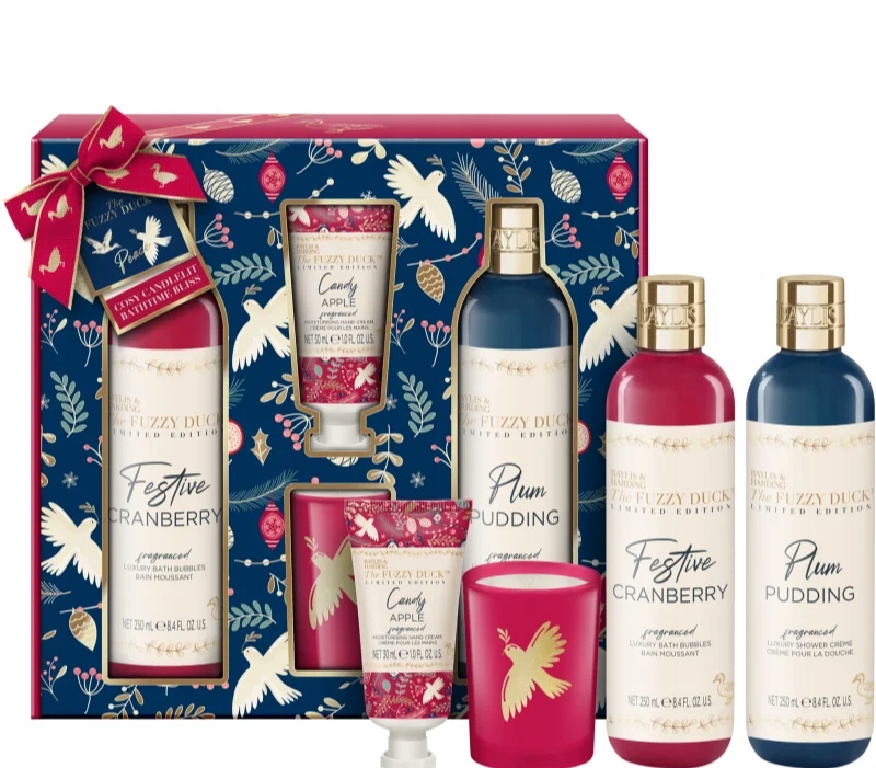 Baylis & Harding Zimní říše divů Koupelový set se svíčkou jako Dárek