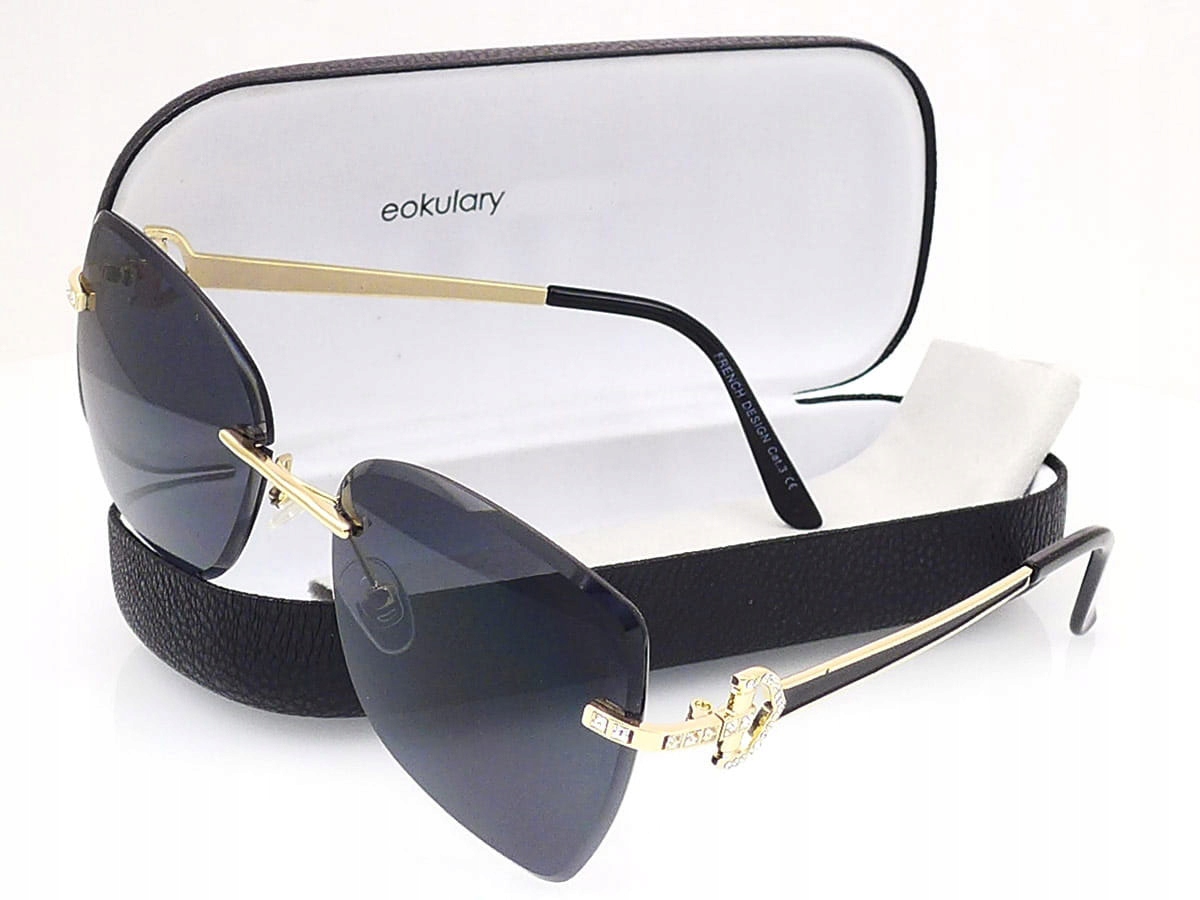 

Okulary Przeciwsłoneczne Damskie Muchy Cyrkonie