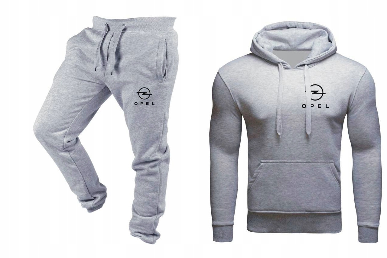 Tepláková Souprava Teplákovka Opel Mikina A Kalhoty Šedá XL