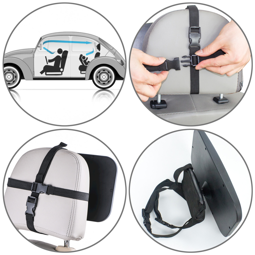 Lusterko do samochodu dla dziecka Akuku do obserwacji regulowane wsteczne Stan opakowania oryginalne