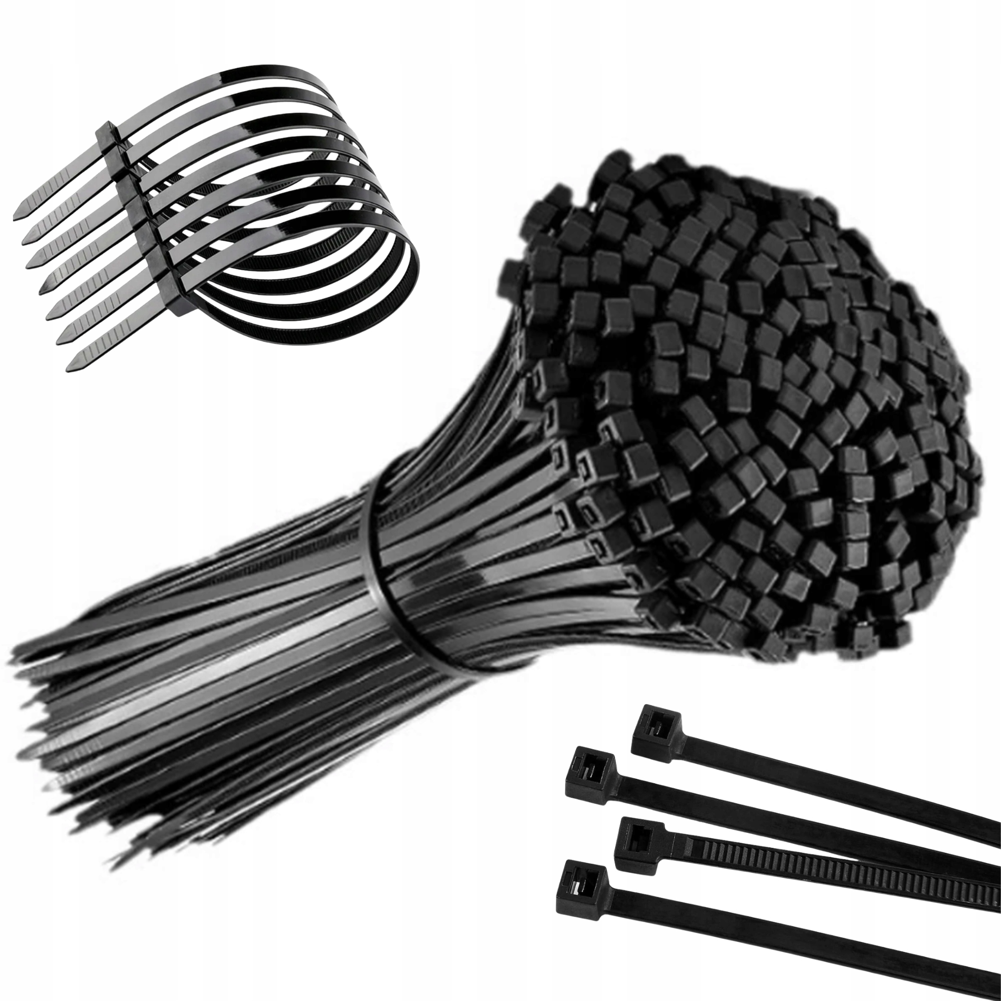 Trytytki Opaski Zaciskowe 100szt 300mm trytki kablowe taśma opaska zaciski