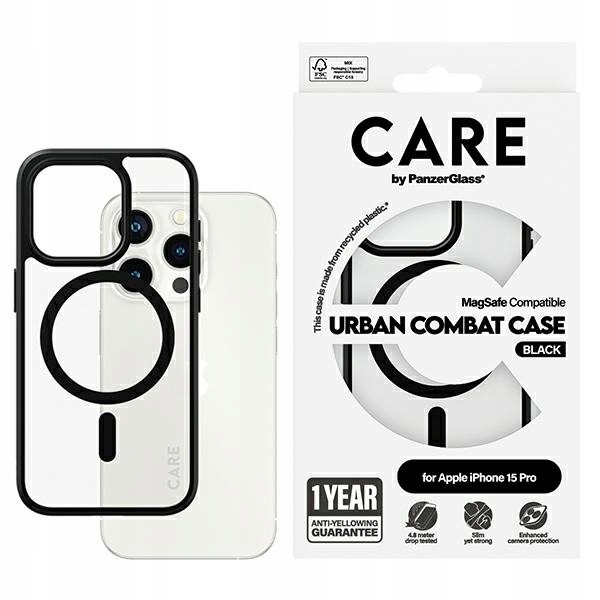 Pouzdro Pouzdro by PanzerGlass Flagship Urban Combat pro iPhone 15 Pro 6.1" Mag