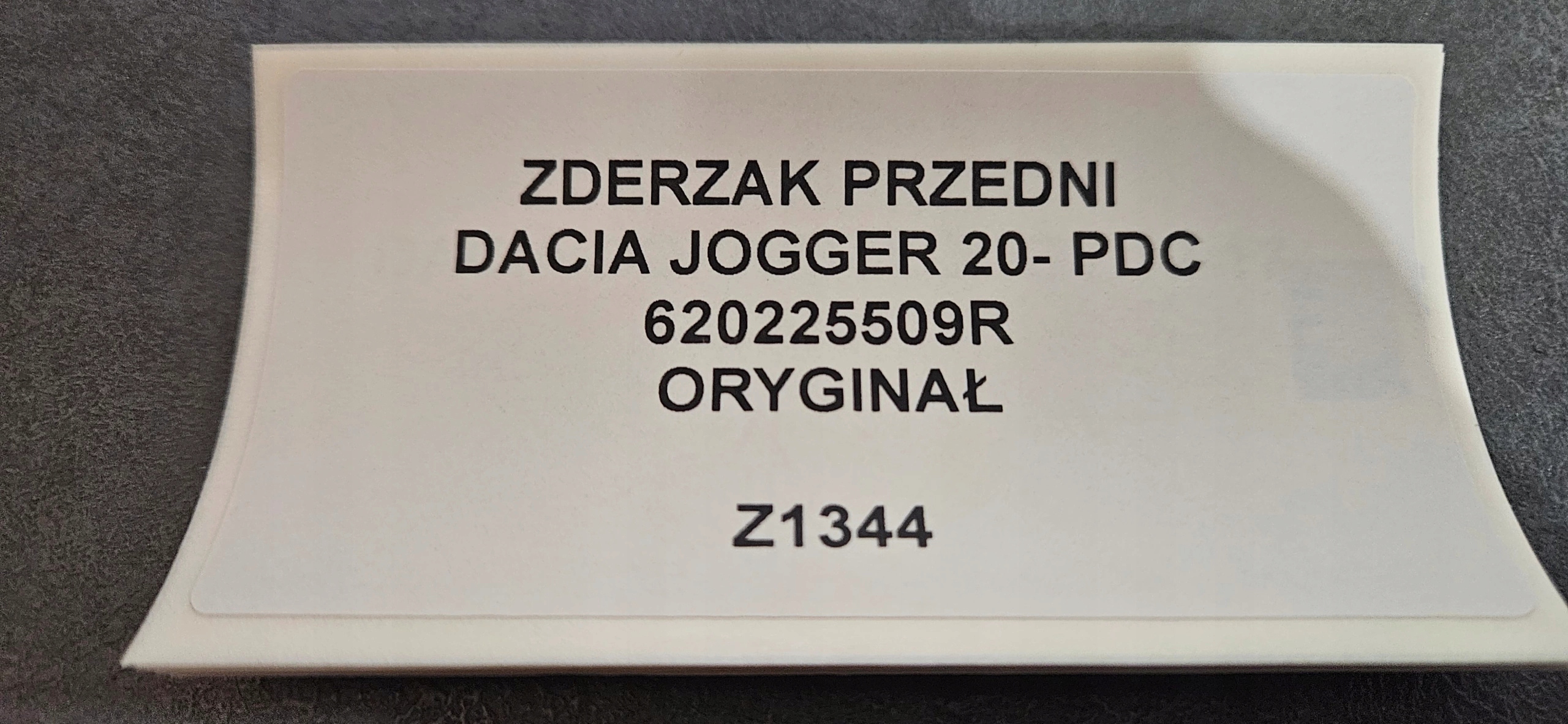 front bumper grille DACIA JOGGER 20- PDC original 620225509R