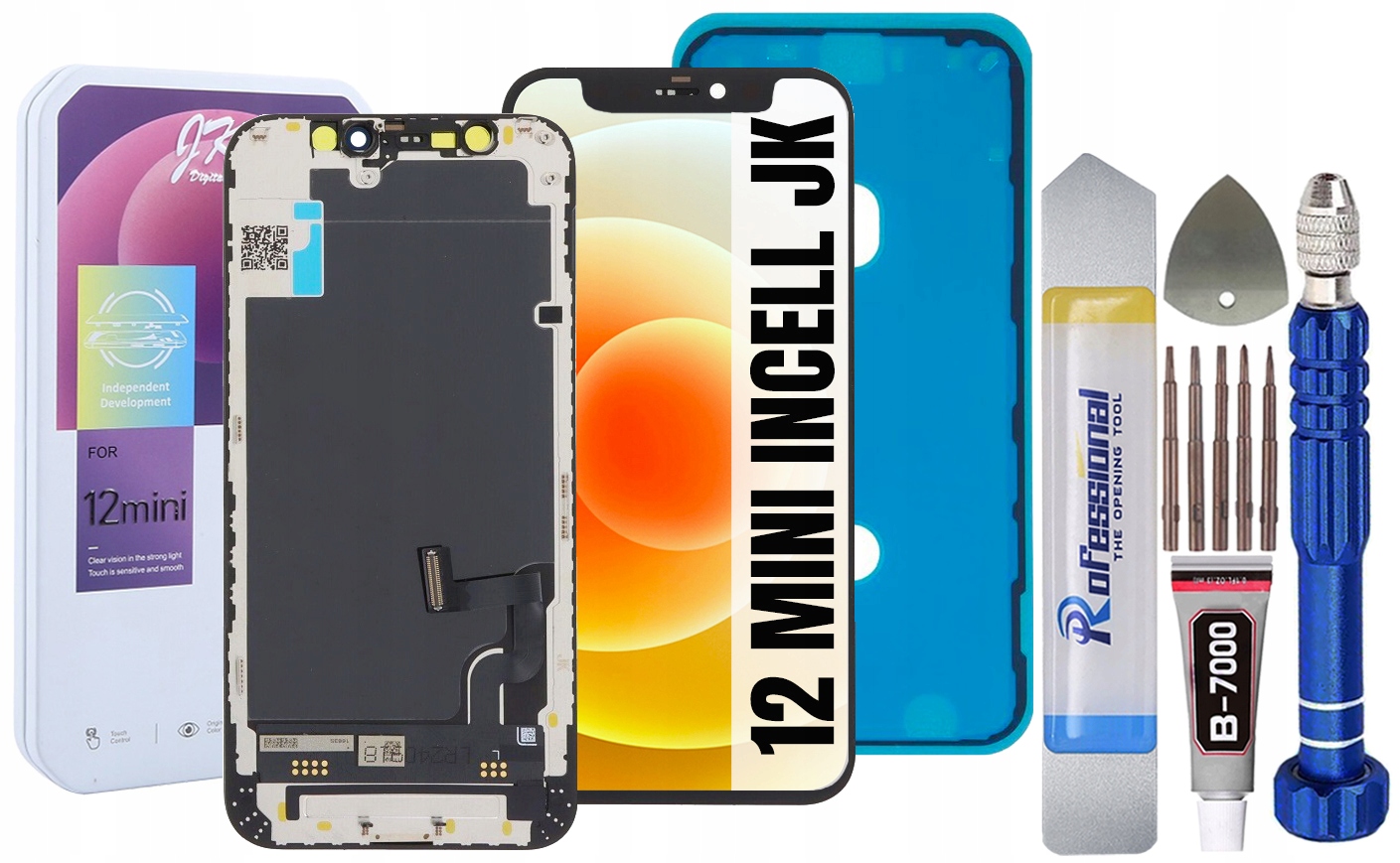 Displej Pro Iphone 12 Mini Incell Jk LCD Displej Těsnění