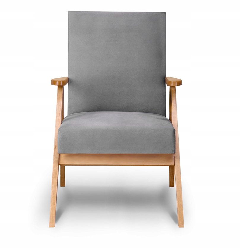 Fotel PRL Drewniane fotele Naset 4 Kolory KONSIMO Wysokość mebla 90 cm