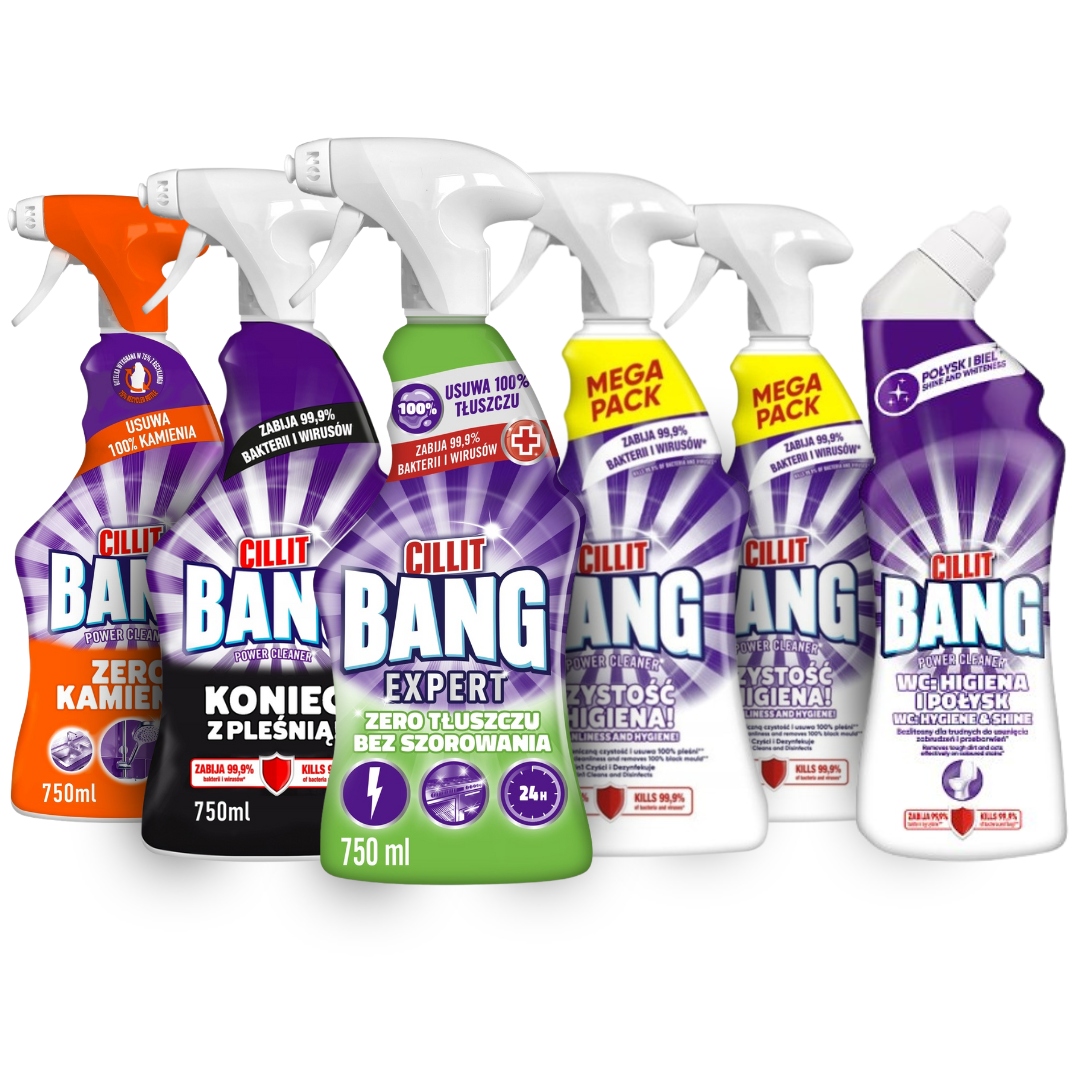 Levně Cillit Bang Čisticí prostředky Sada XL 6 ks
