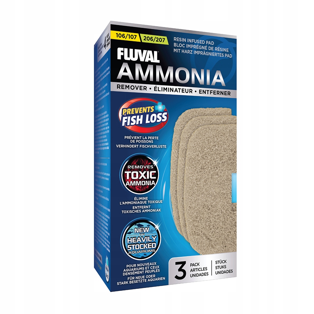 

Wkład Fluval Ammonia Remover do filtrów 107/207