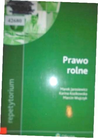 Prawo rolne - Marek. Jarosiewicz