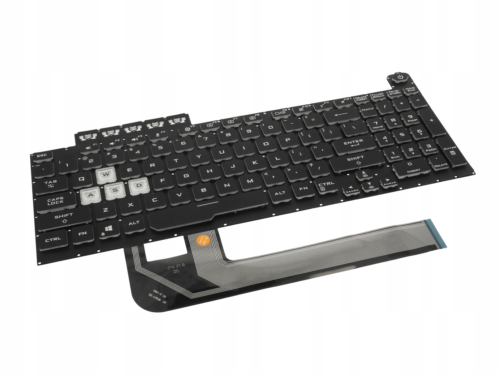 Klawiatura do Asus Tuf Gaming FX506L FX706L numeryczna podświetlana