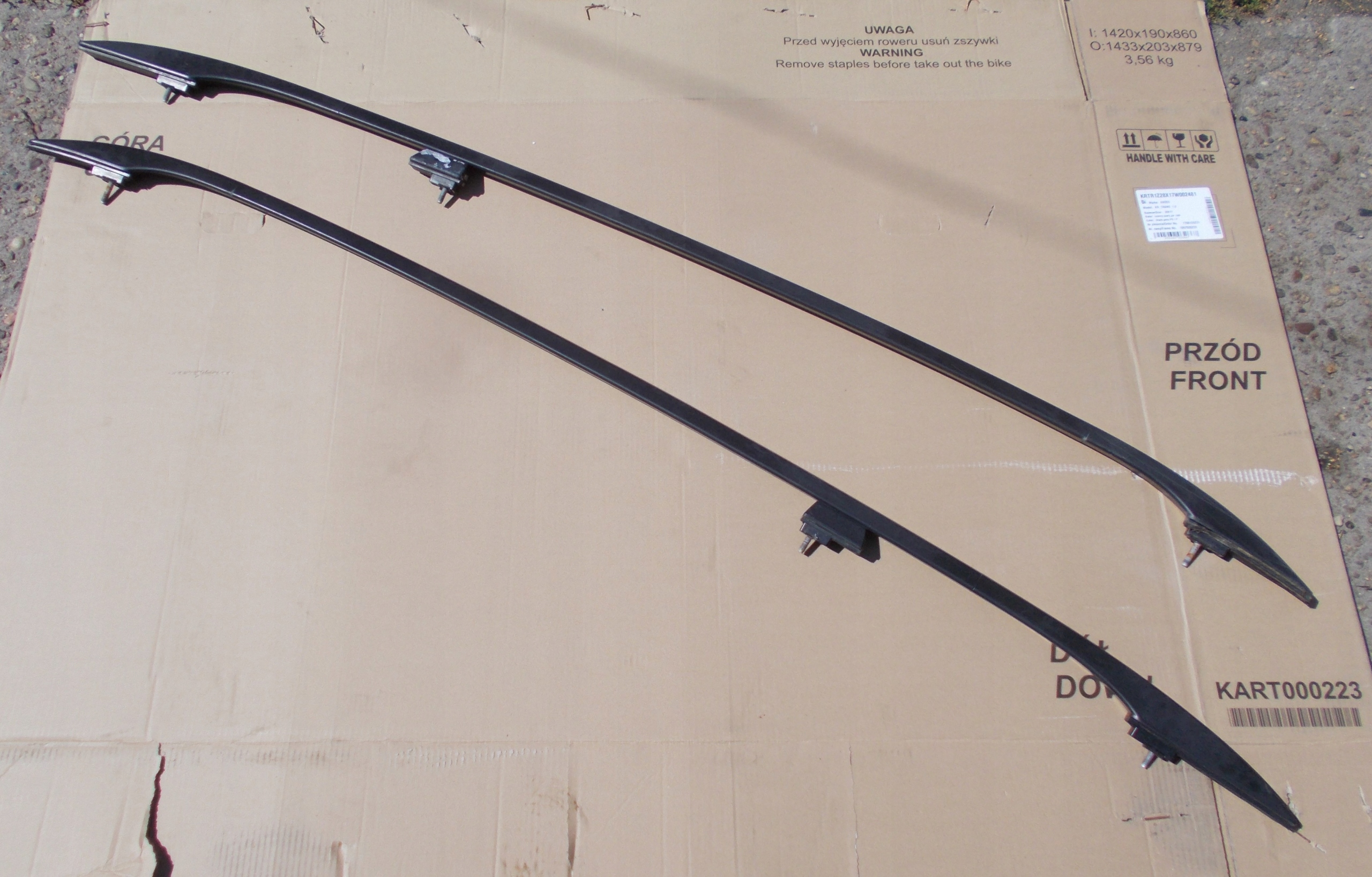 BMW X3 E83 3.0D 08R Dachreling dach KOMPLET