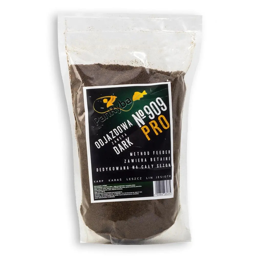 Zanęta wędkarska Pan Ryba Odjazdowa Dark Pro method feeder karp lin karaś
