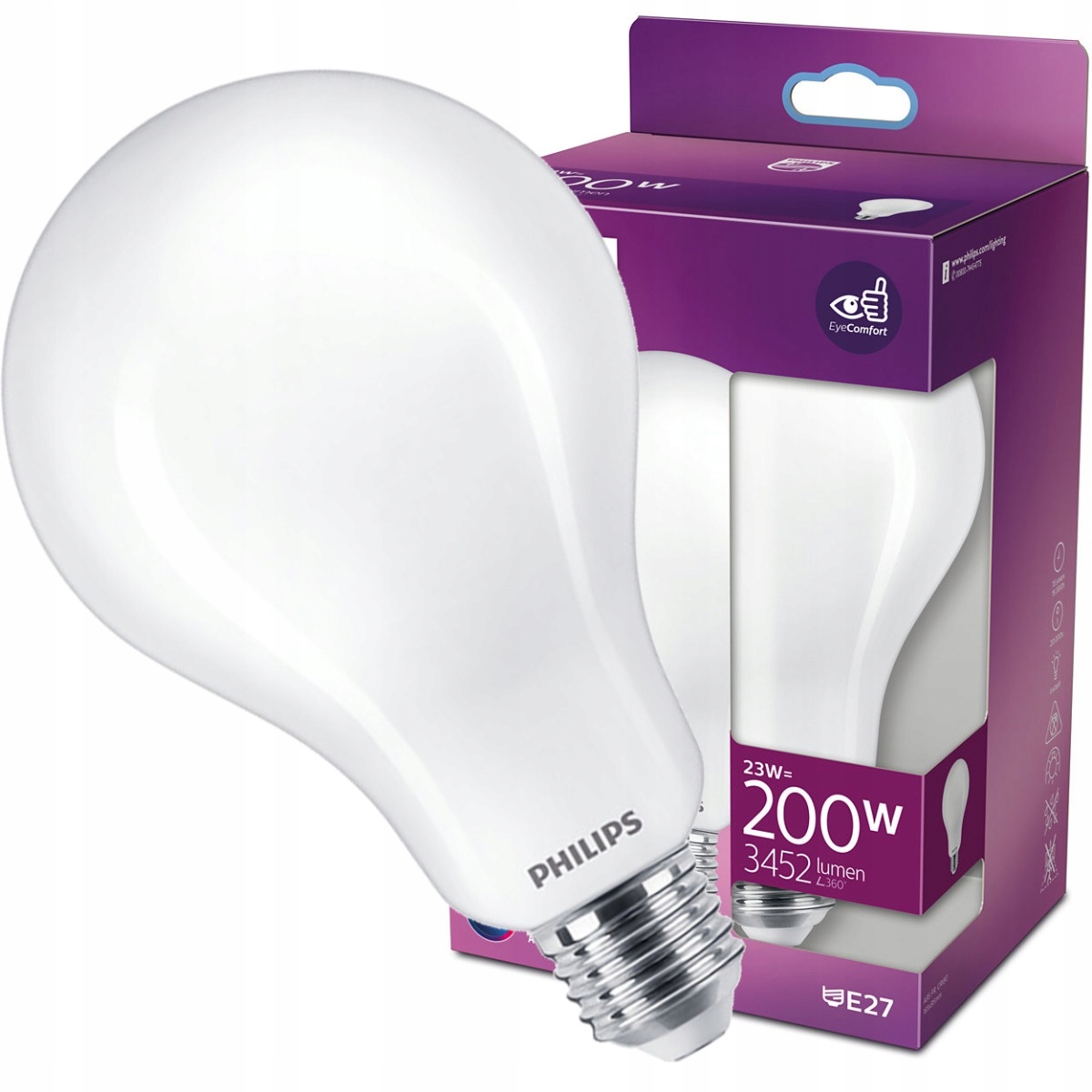 

Żarówka Led E27 23W 200W 3452lm 6500K Philips