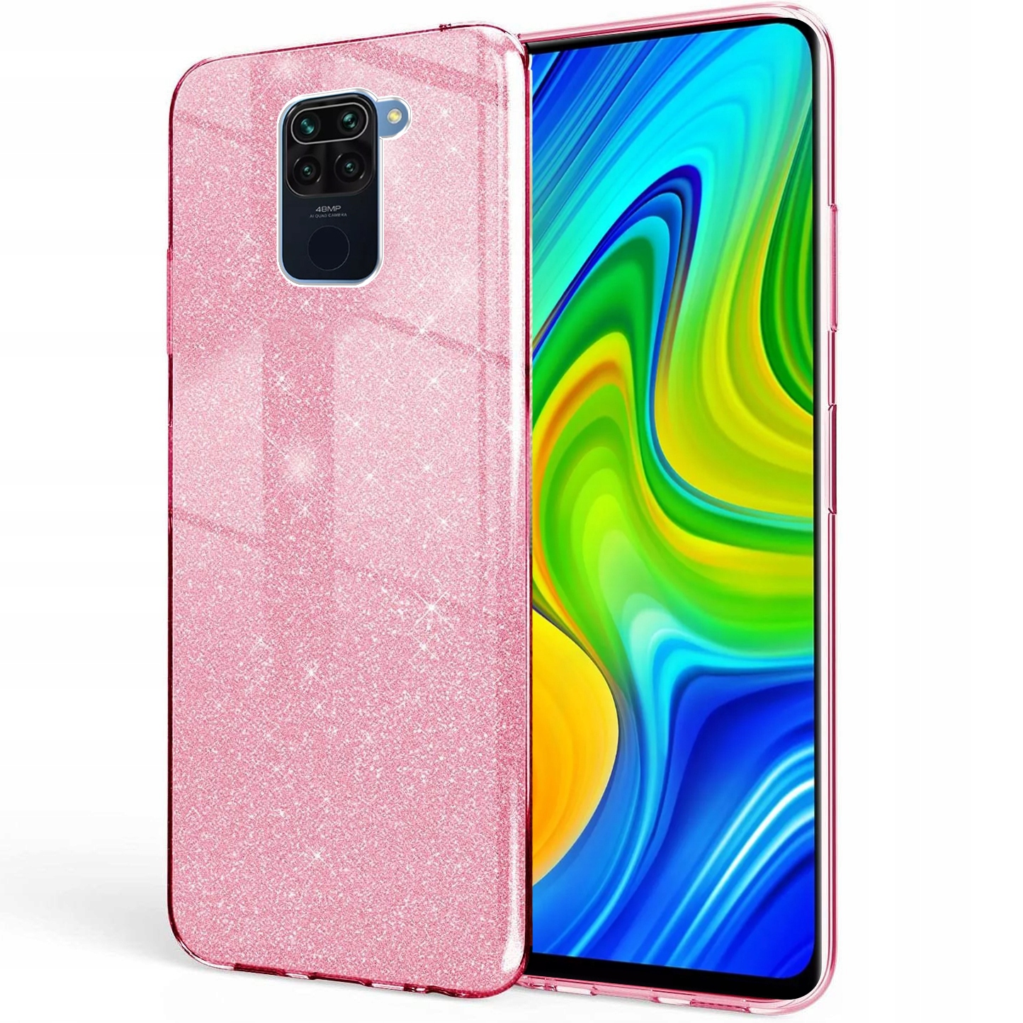 

Etui na Redmi Note 9 Brokat Case Bling Szkło