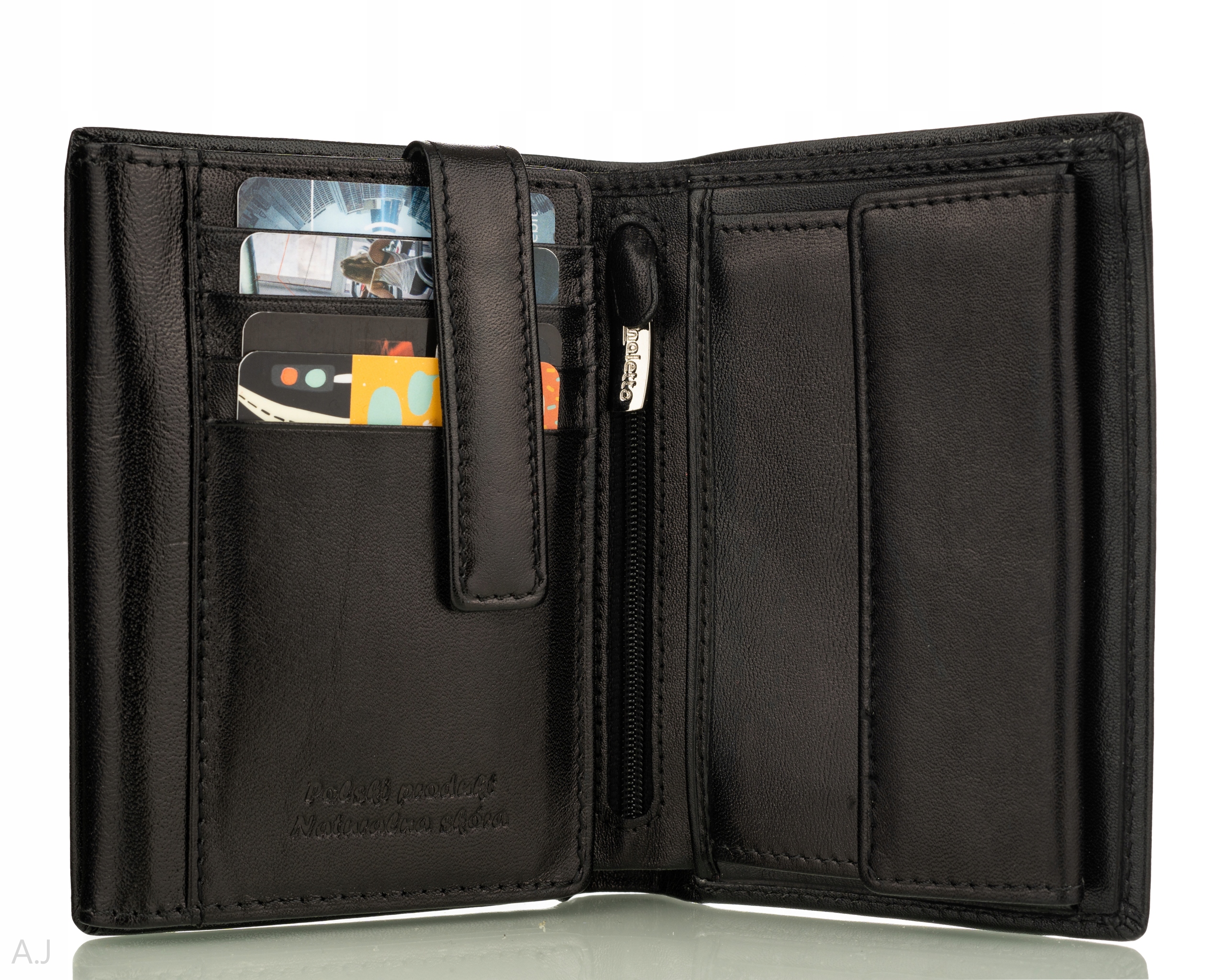 

Portfel Męski Skórzany Duży Elegancki Skóry Rfid
