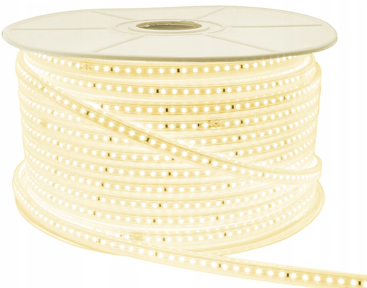 

Taśma Led 230V 2835 1M cięta co 20cm Ciepły 120led