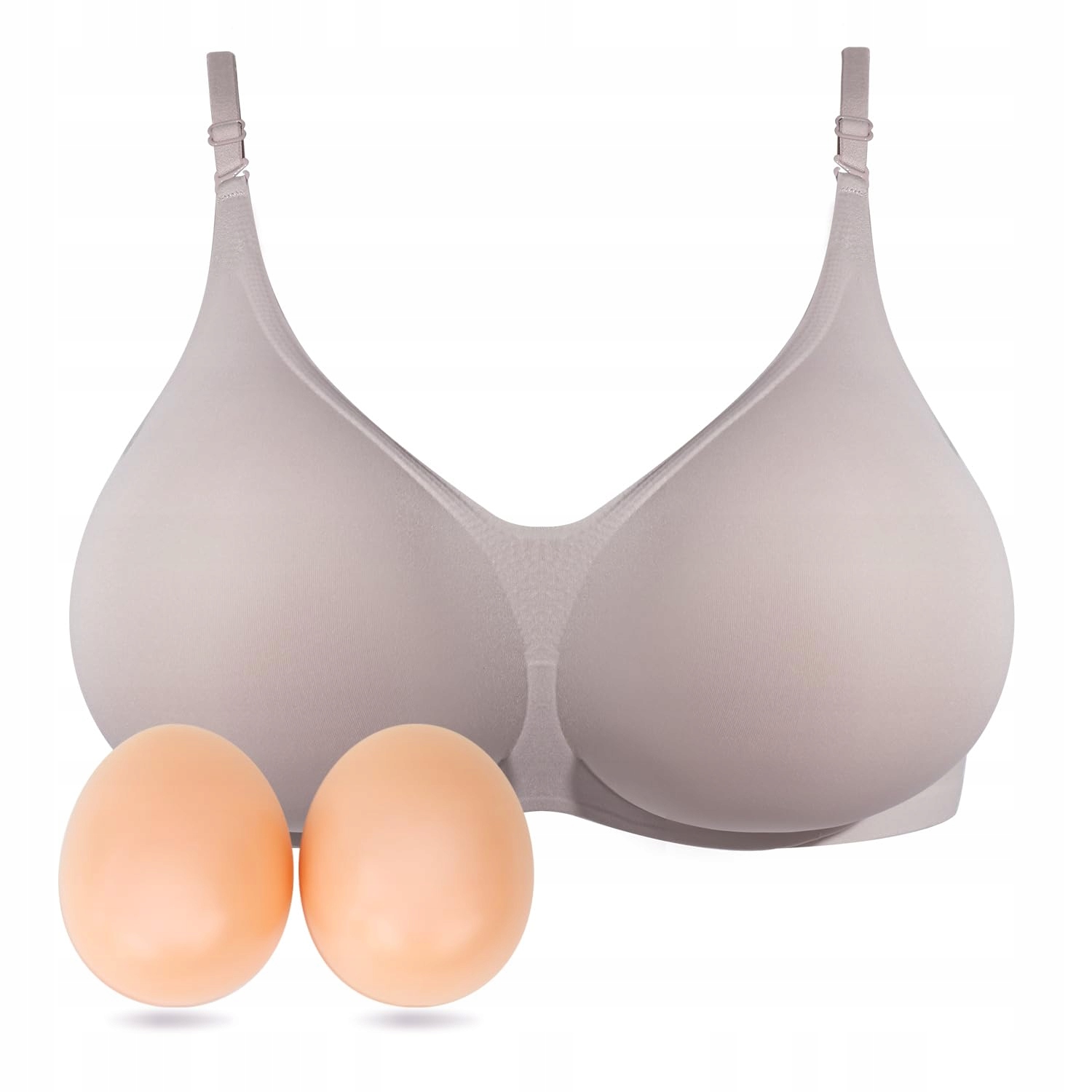 Podprsenka pro mastektomii se silikonovými kapsami na protézy, XXXL, 600 g