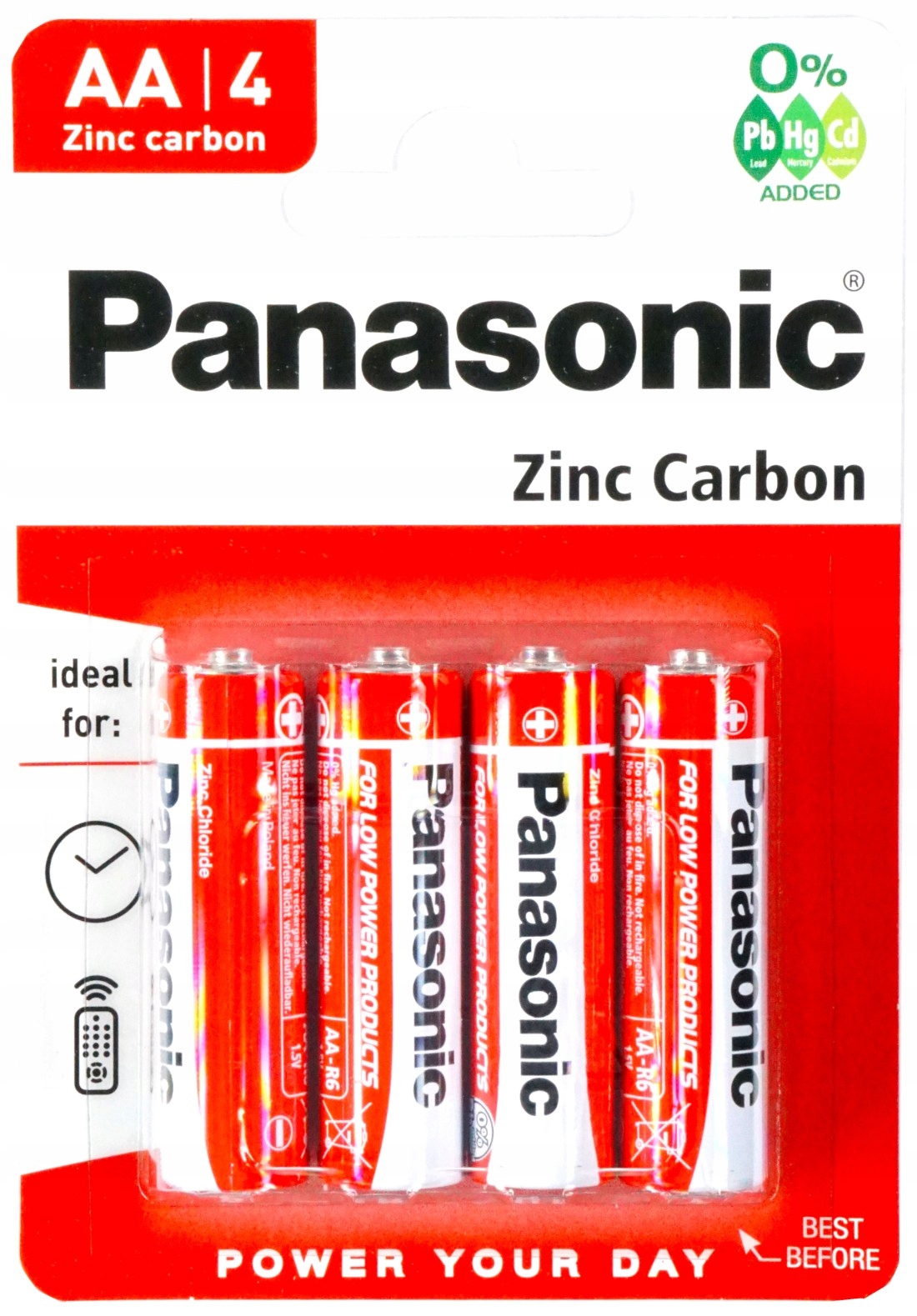 Bateria cynkowo-węglowa Panasonic AA (R6) 48 szt.