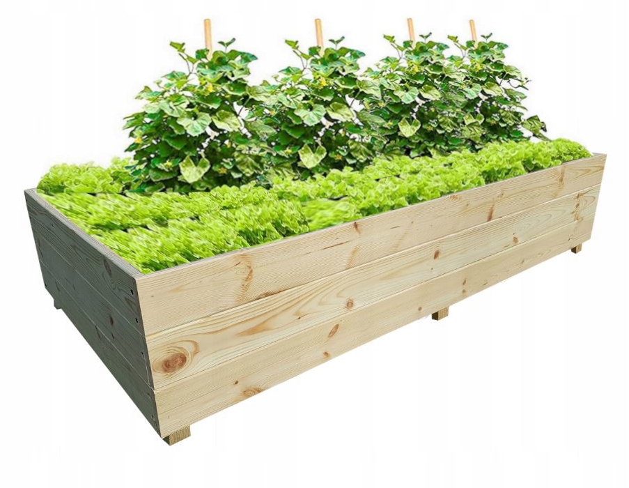 Zeleninak Zielnik Inspekt Truhlica 200x120x30 Drevená Eko Vysoká