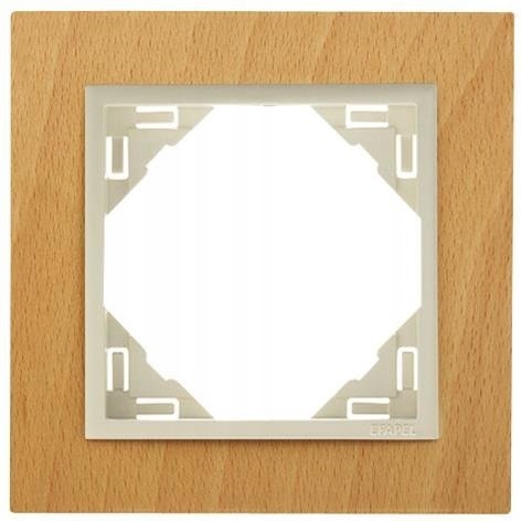 Efapel Arbore Rámeček 1-NÁSOBNÝ Perlový Buk 90910 Tfp