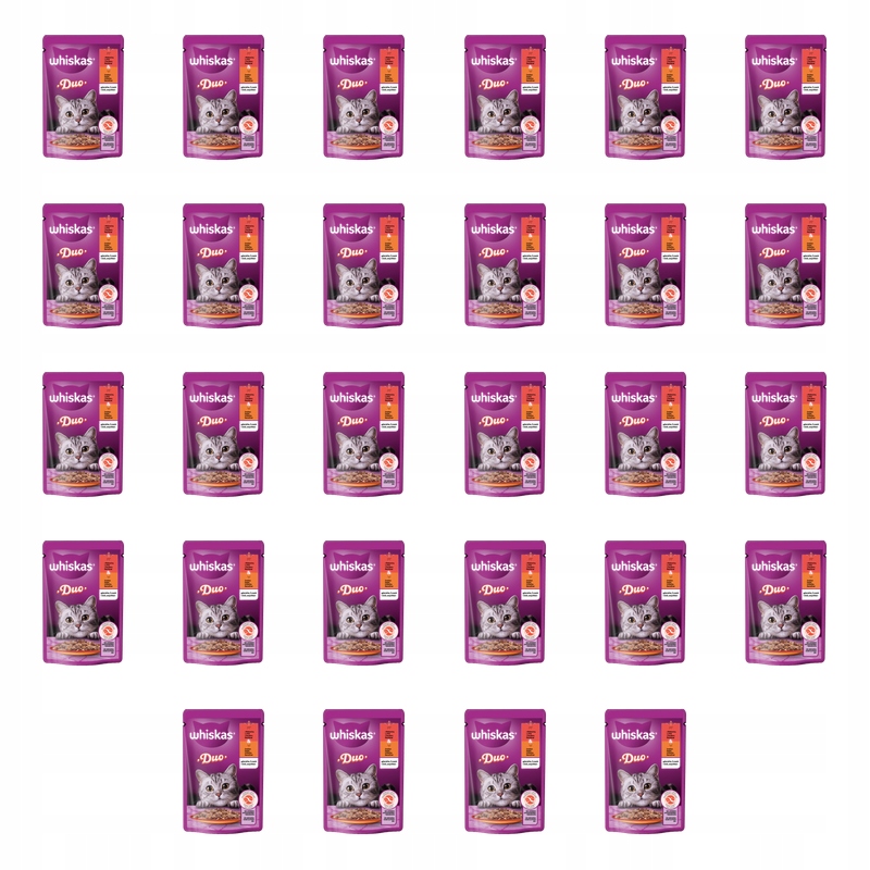 Whiskas Duo Kapsička Želé s hovězím a drůbežím masem 85 g X28