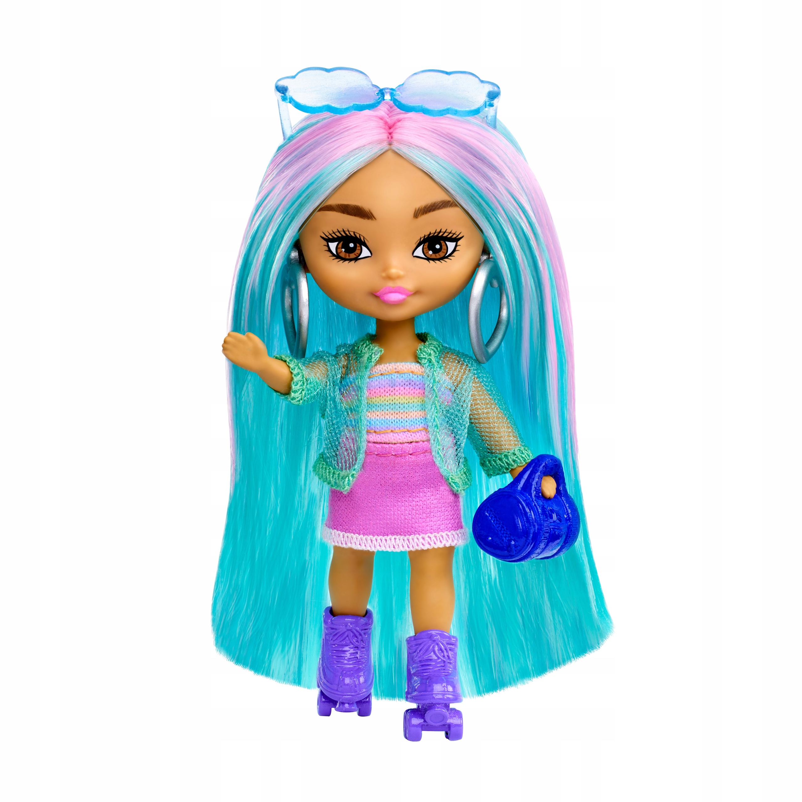 Кукла Барби EXTRA MINI MINIS радужные волосы Hln45 бренд Барби