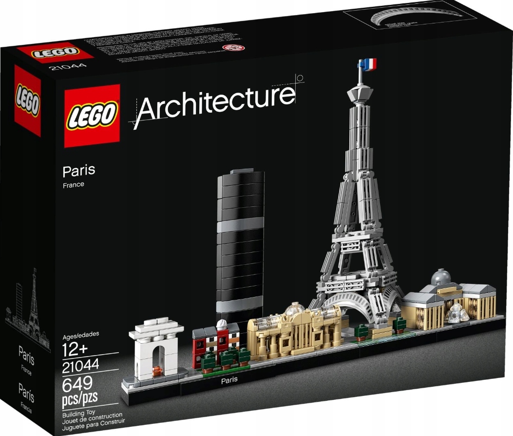 KLOCKI LEGO ARCHITECTURE PARYŻ 649 ELEMENTÓW LEGO PARIS EAN (GTIN) 5702016111859