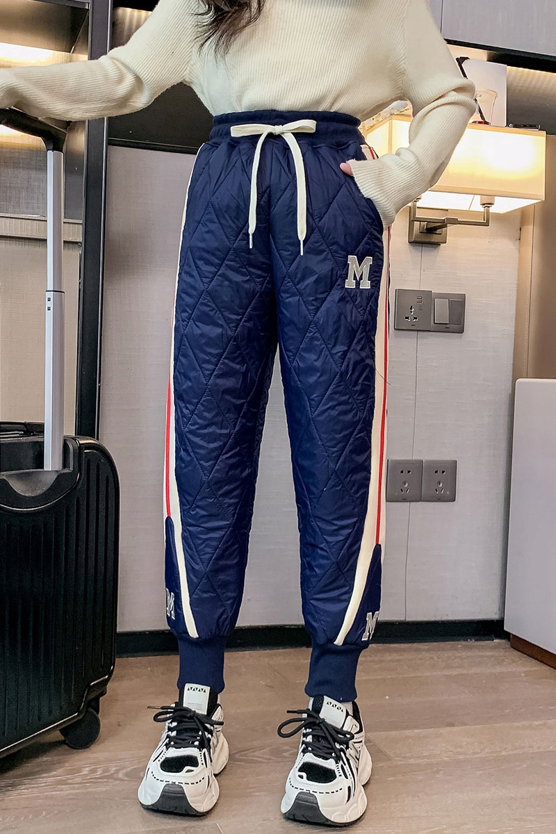 CIEPŁE GRUBE SPODNIE DRESOWE OCIEPLANE JOGGERY zimowe pikowane dziecięce Fason proste