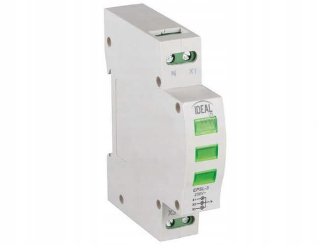 

Lampka Modułowa KLI-3G 3-FAZ Zielony Ideal 32894